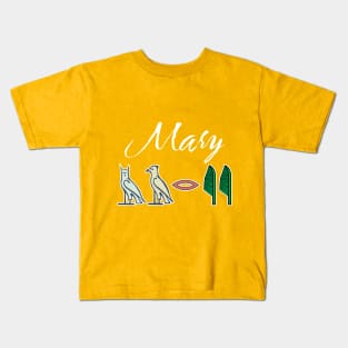 MARY-American names in hieroglyphic letters,  a Khartouch Kids T-Shirt